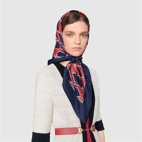 gucci print stof|gucci silk blend scarves.